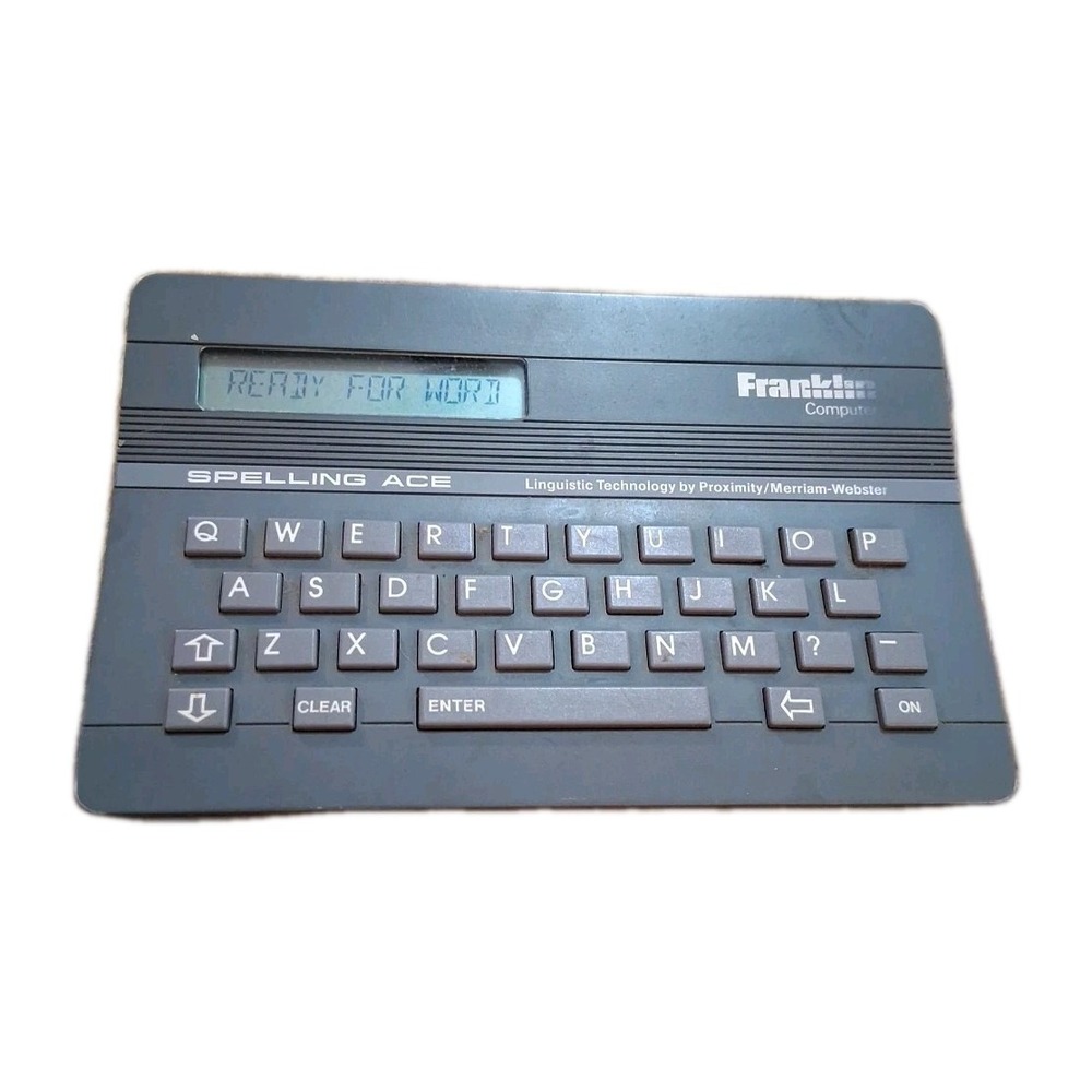VINTAGE Franklin Computer Spelling Ace Model SA-98 English Spell Checker WORKS!